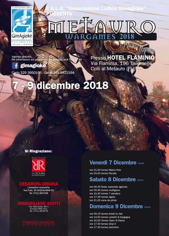 Manifesto Metauro Wargames 2018 Page 1